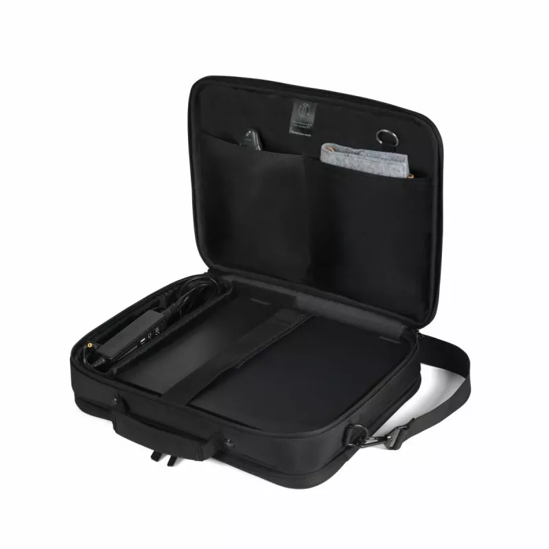 DICOTA Eco Multi Core - Torba na laptopa 13-14,1 cala - Czarna / 300D 100% Poliester z recyklingu PET