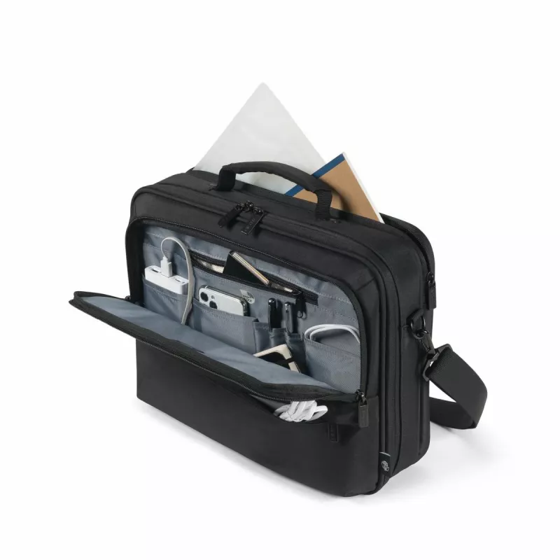 Torba na notebooka DICOTA Eco Multi Core - 15-17,3 cala - czarna / 300d 100% poliester z recyklingu PET