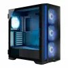 Obudowa PC MODECOM Horizon ARGB FLOW MIDI Czarna — obsługa E-ATX, szkło hartowane, ARGB, USB-C, max GPU 400 mm