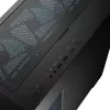 Obudowa PC MODECOM Horizon ARGB FLOW MIDI Czarna — obsługa E-ATX, szkło hartowane, ARGB, USB-C, max GPU 400 mm