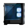 Obudowa PC MODECOM Horizon ARGB FLOW MIDI Czarna — obsługa E-ATX, szkło hartowane, ARGB, USB-C, max GPU 400 mm