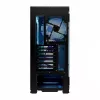 Obudowa PC MODECOM Horizon ARGB FLOW MIDI Czarna — obsługa E-ATX, szkło hartowane, ARGB, USB-C, max GPU 400 mm