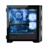 Obudowa PC MODECOM Horizon ARGB FLOW MIDI Czarna — obsługa E-ATX, szkło hartowane, ARGB, USB-C, max GPU 400 mm