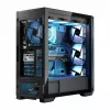 Obudowa PC MODECOM Horizon ARGB FLOW MIDI Czarna — obsługa E-ATX, szkło hartowane, ARGB, USB-C, max GPU 400 mm