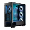 Obudowa PC MODECOM Horizon ARGB FLOW MIDI Czarna — obsługa E-ATX, szkło hartowane, ARGB, USB-C, max GPU 400 mm