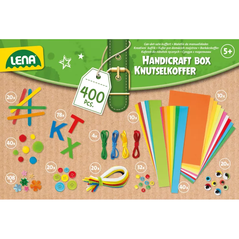 Zestaw do prac ręcznych dla dzieci Lena SM42713 Wielokolorowy od 5 lat