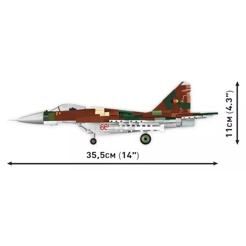 Zestaw konstrukcyjny Cobi MiG-29 NRD 5851 — zestaw 300 elementów
