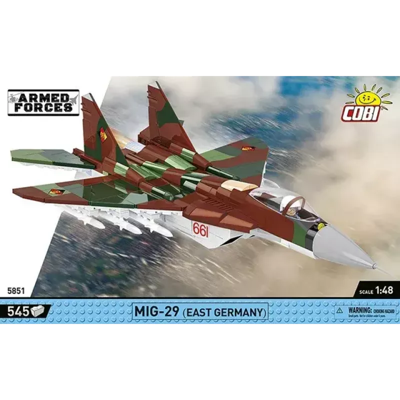 Zestaw konstrukcyjny Cobi MiG-29 NRD 5851 — zestaw 300 elementów