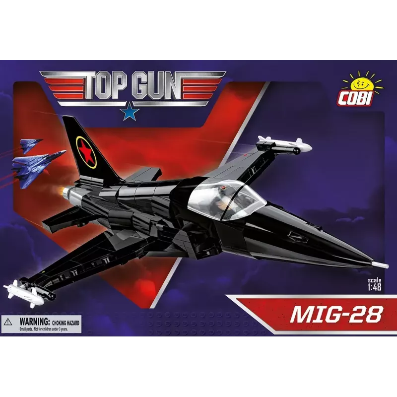 Zestaw konstrukcyjny Cobi Top Gun MiG-28 5859 model w skali 1:48, kolekcjonerski zestaw klocków