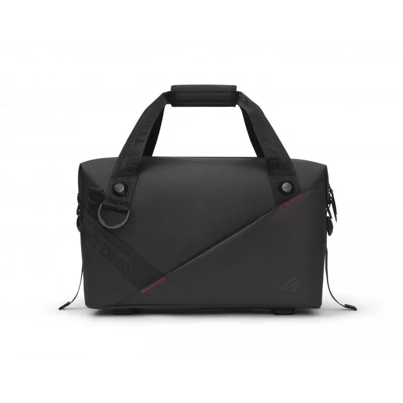 Torba sportowa ASUS ROG SLASH z poliestru, poliuretanu (PU), termoplastycznego poliuretanu (TPU), czarna, męska, torba ręczna