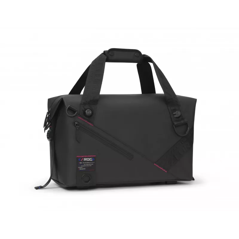 Torba sportowa ASUS ROG SLASH z poliestru, poliuretanu (PU), termoplastycznego poliuretanu (TPU), czarna, męska, torba ręczna