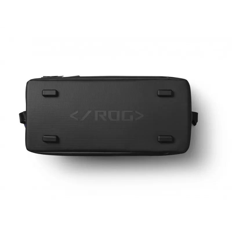 Torba sportowa ASUS ROG SLASH z poliestru, poliuretanu (PU), termoplastycznego poliuretanu (TPU), czarna, męska, torba ręczna