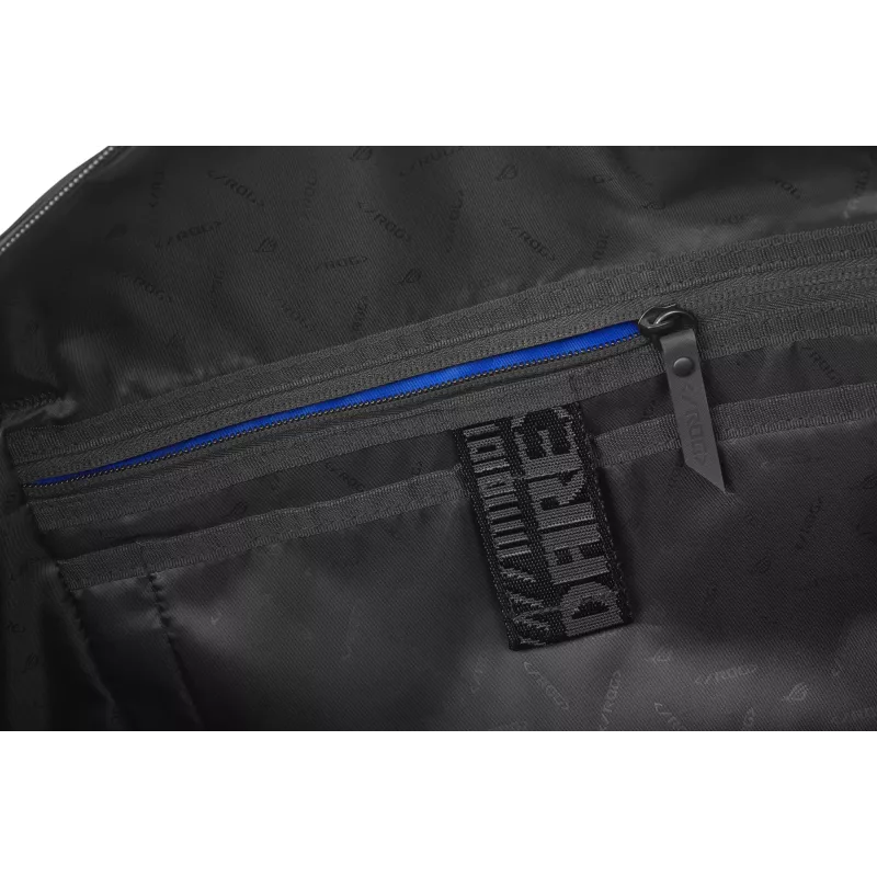 Torba sportowa ASUS ROG SLASH z poliestru, poliuretanu (PU), termoplastycznego poliuretanu (TPU), czarna, męska, torba ręczna