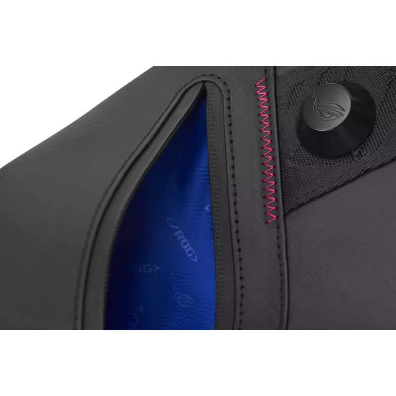 Torba sportowa ASUS ROG SLASH z poliestru, poliuretanu (PU), termoplastycznego poliuretanu (TPU), czarna, męska, torba ręczna