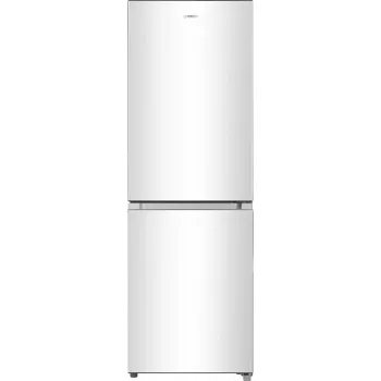 Wolnostojąca lodówko-zamrażarka Gorenje RK4162PW4 — 230 L całkowita (lodówka 159 L, zamrażarka 71 L), biała, inwerter, zamrażarka na dole
