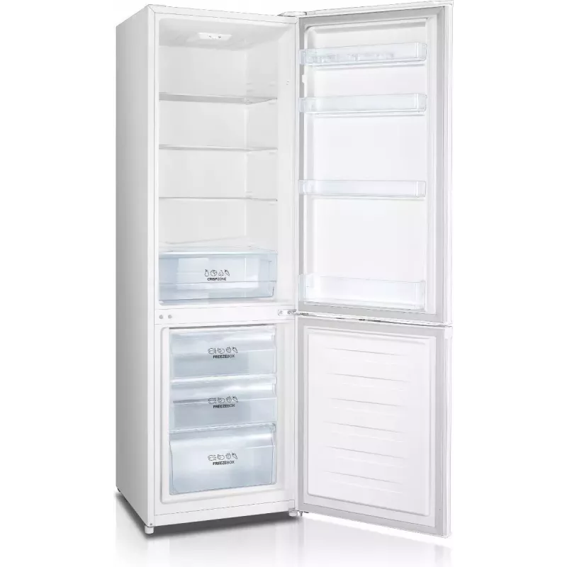 Wolnostojąca lodówko-zamrażarka Gorenje RK4182PW4, 269 l całkowitej (198 l lodówka, 71 l zamrażarka), biała, zamrażarka na dole