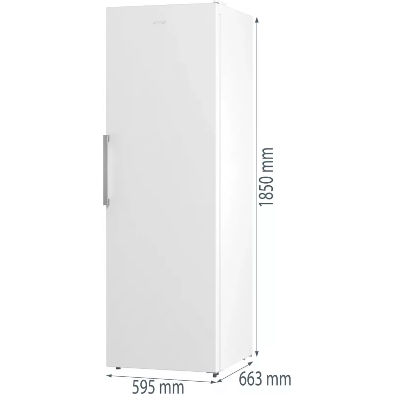 Gorenje Kylskåp R619EEW5 BK070B, 398 L, SN-N, 38 dB, E, biały