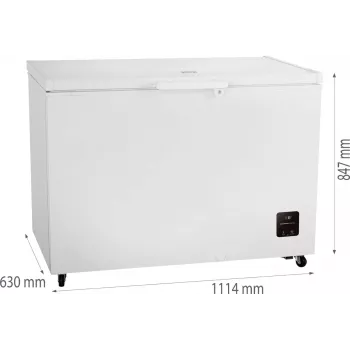 Zamrażarka skrzyniowa Gorenje FH30EAW — 297 L pojemności netto, klasa energetyczna E, wolnostojąca, wyświetlacz, biała