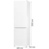 Gorenje Kombinerade kyl/frysskåp NRK6202EW4 BK070B, 331 L, No Frost (fridge), SN-N, 9 kg/24h, E, biały