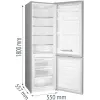 Gorenje HZS28862 RK4182PS4 RL_PRIL, 269 L, N-ST, 39 dB, 3,2 kg/24h, E, Szary