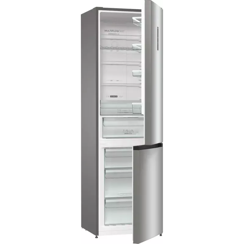 Gorenje NRK620CA2XL4 wolnostojąca chłodziarko-zamrażarka, zamrażarka na dole, 331 l (235 l + 96 l), No Frost Plus, klasa energetyczna C, szara