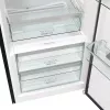 Wolnostojąca lodówka Gorenje R619EABK6, 398 l, czarna, wyświetlacz LED, klasa E, 1850×595×663 mm