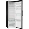 Wolnostojąca lodówka Gorenje R619EABK6, 398 l, czarna, wyświetlacz LED, klasa E, 1850×595×663 mm
