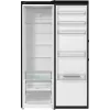 Wolnostojąca lodówka Gorenje R619EABK6, 398 l, czarna, wyświetlacz LED, klasa E, 1850×595×663 mm