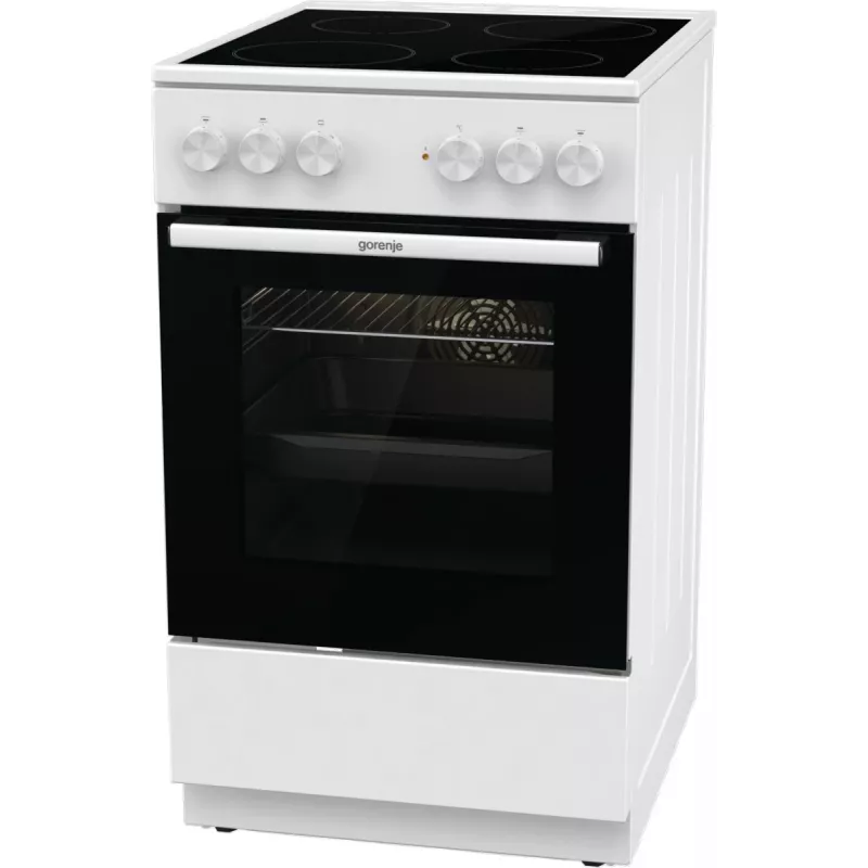 Gorenje GEC5A41WG Kuchenka wolnostojąca elektryczna z płytą ceramiczną biała