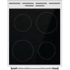 Gorenje GEC5A41WG Kuchenka wolnostojąca elektryczna z płytą ceramiczną biała