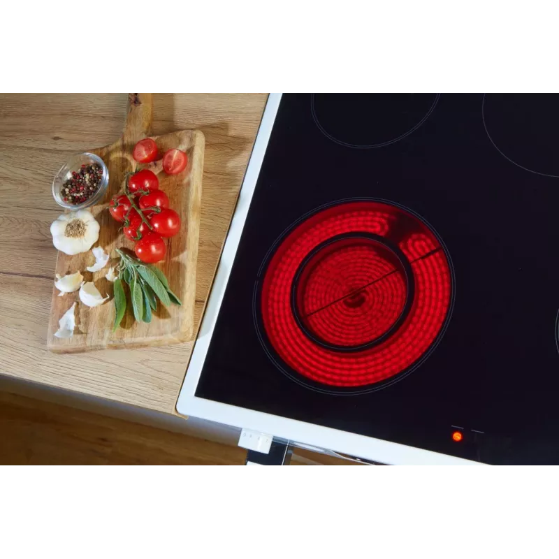 Gorenje GEC5A41WG Kuchenka wolnostojąca elektryczna z płytą ceramiczną biała