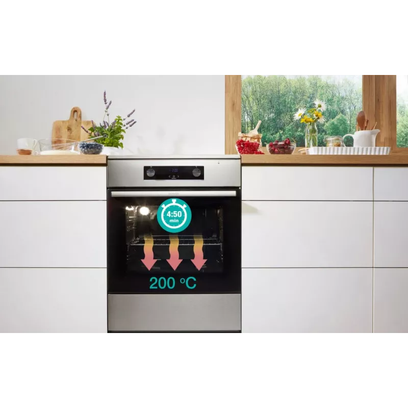 Gorenje GEC5A41WG Kuchenka wolnostojąca elektryczna z płytą ceramiczną biała