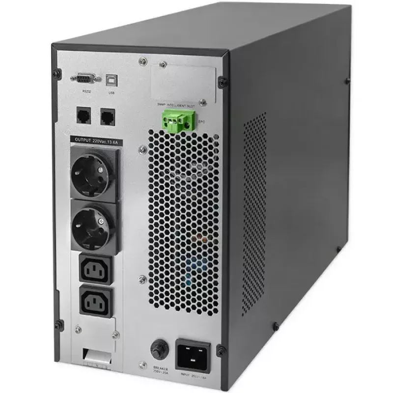 Zasilacz awaryjny QOLTEC 52282 3kVA Line-Interactive z wyświetlaczem LCD