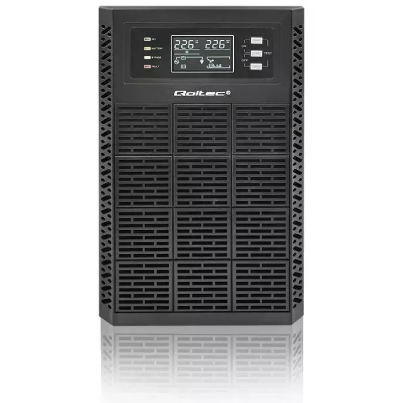 Zasilacz awaryjny QOLTEC 52282 3kVA Line-Interactive z wyświetlaczem LCD