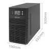 Zasilacz awaryjny QOLTEC 52282 3kVA Line-Interactive z wyświetlaczem LCD