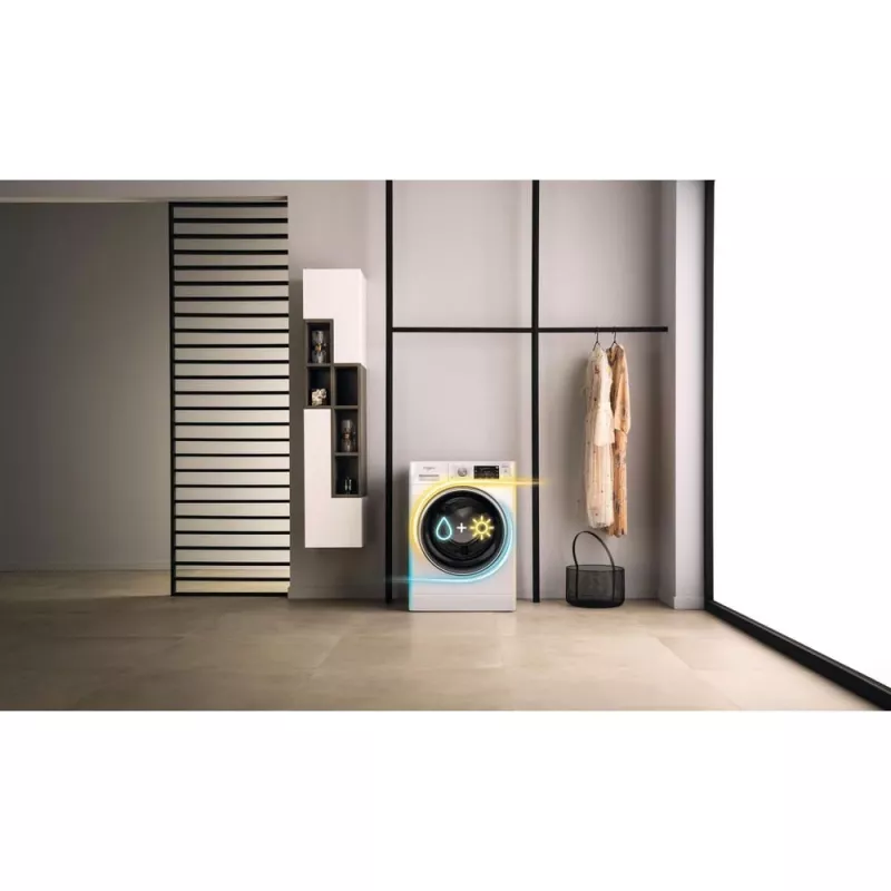 Whirlpool FFWDD 1076258 SV EE pralko-suszarka wolnostojąca ładowana od przodu biała