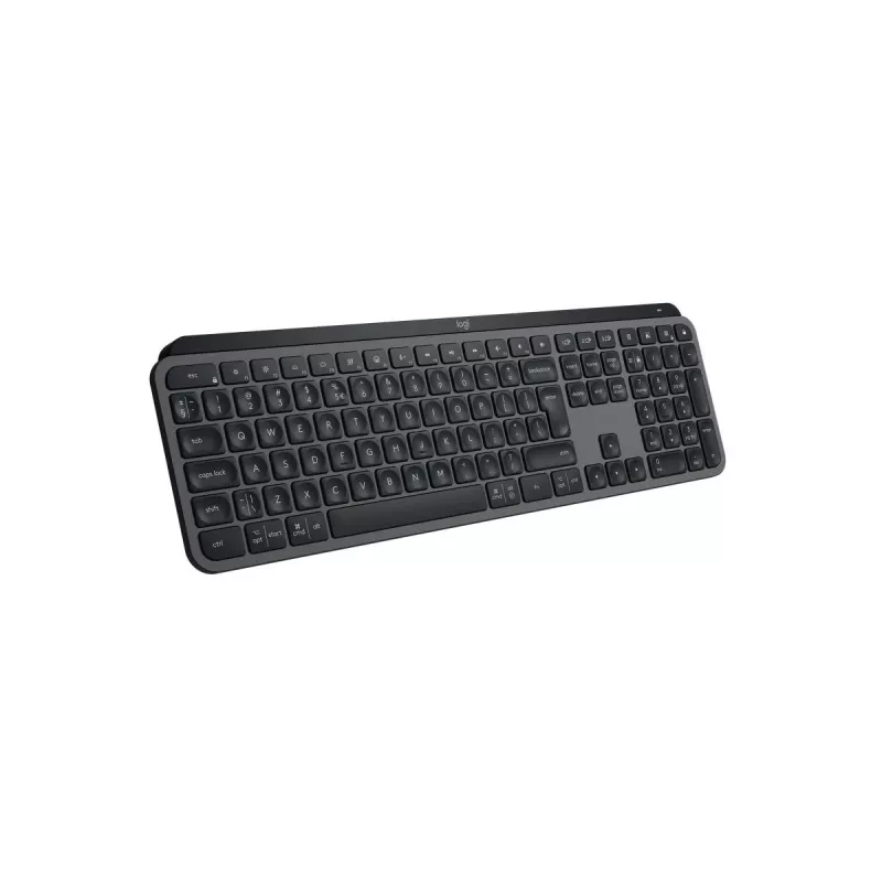 Bezprzewodowa pełnowymiarowa klawiatura Logitech Master MX Keys S — Bluetooth, QWERTY, przełączniki nożycowe, podświetlenie LED, grafitowa