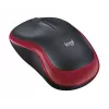 LOGITECH Mysz bezprzewodowa M185 Czerwona