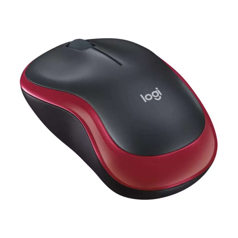 LOGITECH Mysz bezprzewodowa M185 Czerwona