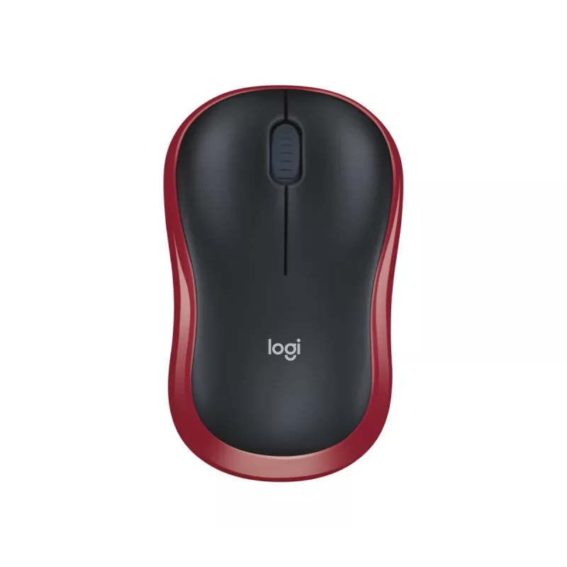 LOGITECH Mysz bezprzewodowa M185 Czerwona