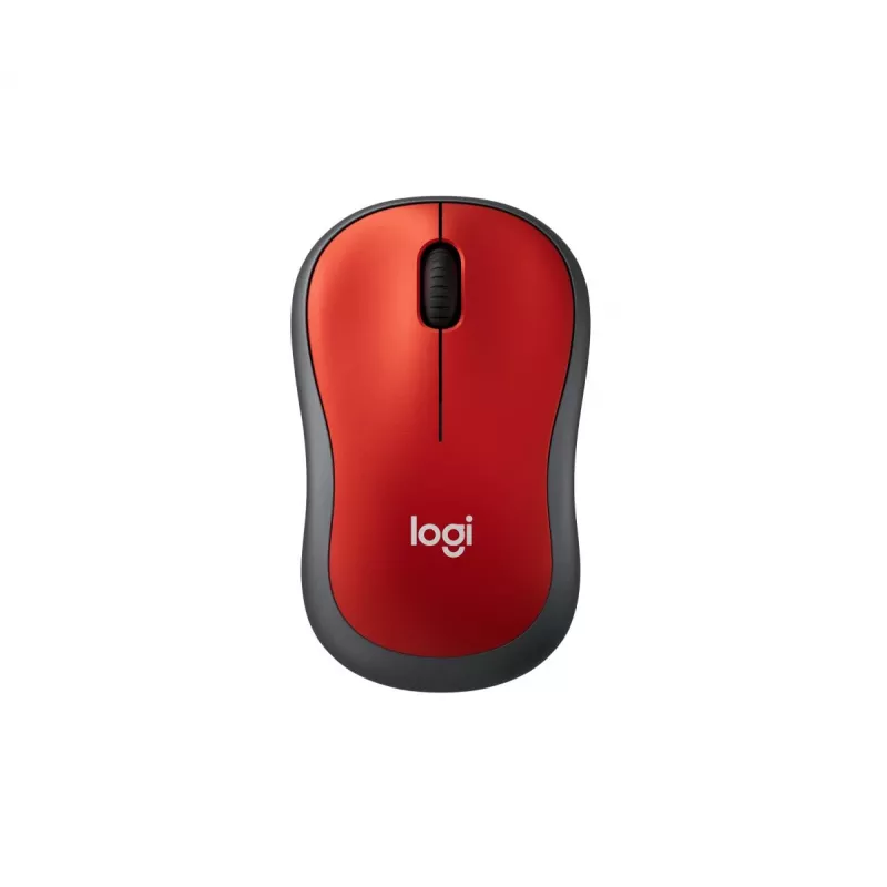LOGITECH Mysz bezprzewodowa M185 Czerwona