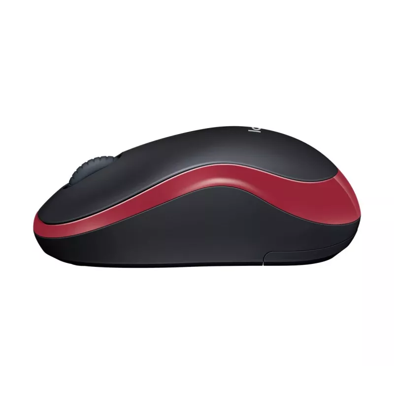 LOGITECH Mysz bezprzewodowa M185 Czerwona