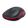 LOGITECH Mysz bezprzewodowa M185 Czerwona