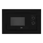 Kuchenka mikrofalowa Beko BMOB20202B, czarna, mikrofalowa pojedyncza, do zabudowy, 20 l, 800 W