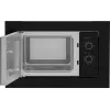 Kuchenka mikrofalowa Beko BMOB20202B, czarna, mikrofalowa pojedyncza, do zabudowy, 20 l, 800 W