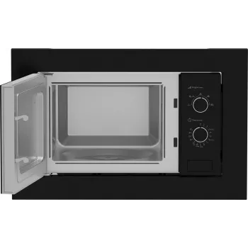 Kuchenka mikrofalowa Beko BMOB20202B, czarna, mikrofalowa pojedyncza, do zabudowy, 20 l, 800 W