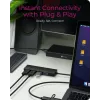 ICY BOX IB-HUB1424-C3 USB 3.2 Gen 1 (3.1 Gen 1) Type-A + Type-C 5000 Mbit/s czarny