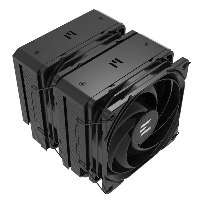 Chłodzenie CPU ZALMAN CNPS14X Duo Czarny, rozwiązanie chłodzące z podwójnym wentylatorem 120 mm