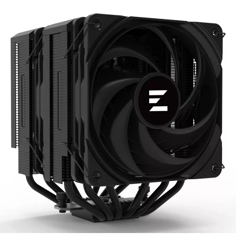 Chłodzenie CPU ZALMAN CNPS14X Duo Czarny, rozwiązanie chłodzące z podwójnym wentylatorem 120 mm
