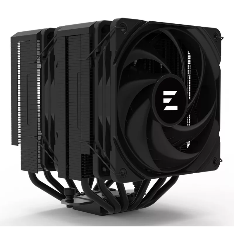 Chłodzenie CPU ZALMAN CNPS14X Duo Czarny, rozwiązanie chłodzące z podwójnym wentylatorem 120 mm